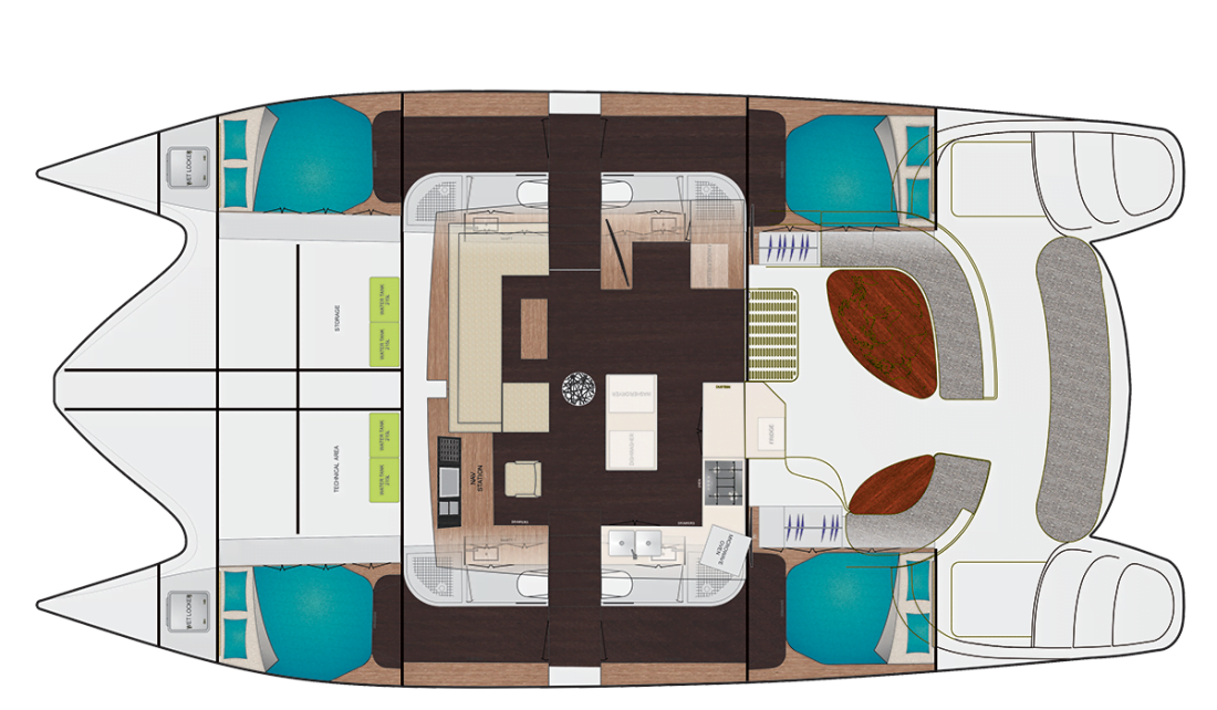 54' E-Plus 4 Cabins Version
